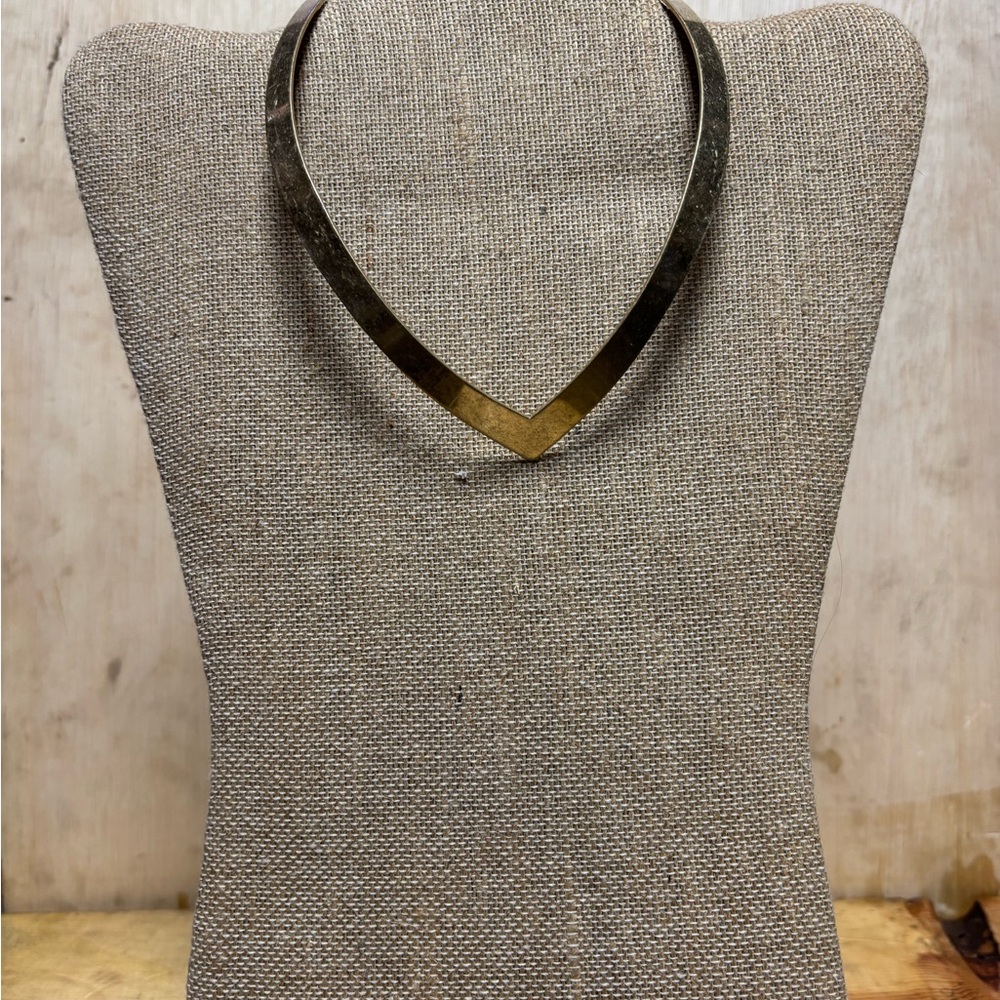 Gold V-Shaped Necklace